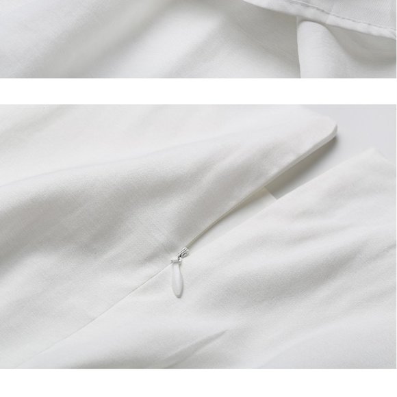 Kiesza Lyte A-Line White Formal Dress - Picture 9 of 16